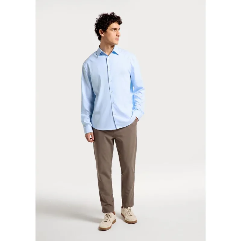 Calça Masculina Reta Tech - Marrom 044