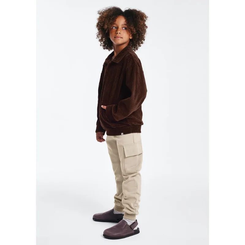 Calça Infantil Menino Jogger Cós Elástico - Bege 010