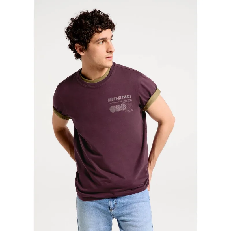 Camiseta Masculina Super Cotton Estampada - Vermelho XXG