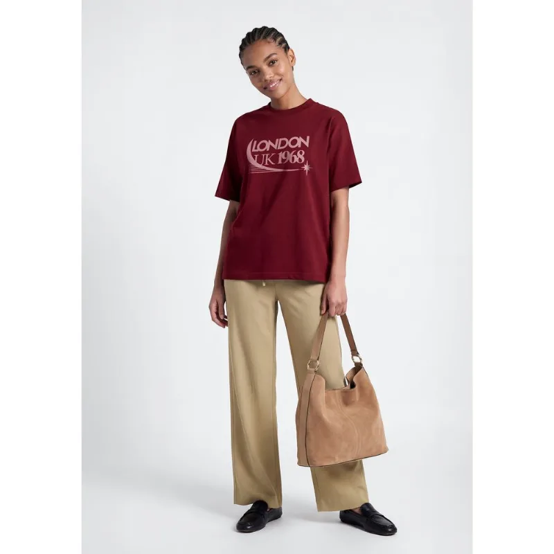 Calça Feminina Reta Em Tecido Leve - Bege 046