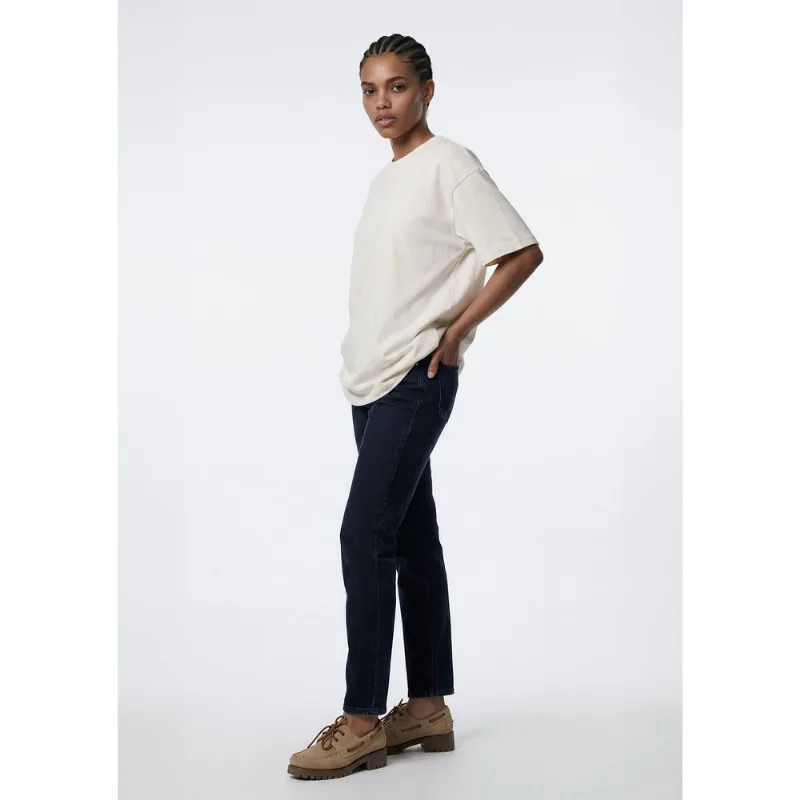 Calça Jeans Feminina Slim Cintura Média - Azul 040