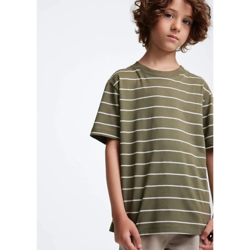 Camiseta Infantil Menino Estampada - Verde 006