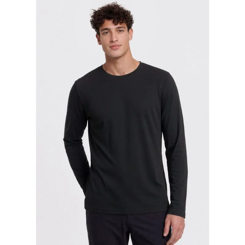 Camiseta Masculina Manga Longa Segunda Pele Hering Aquece - Preto P