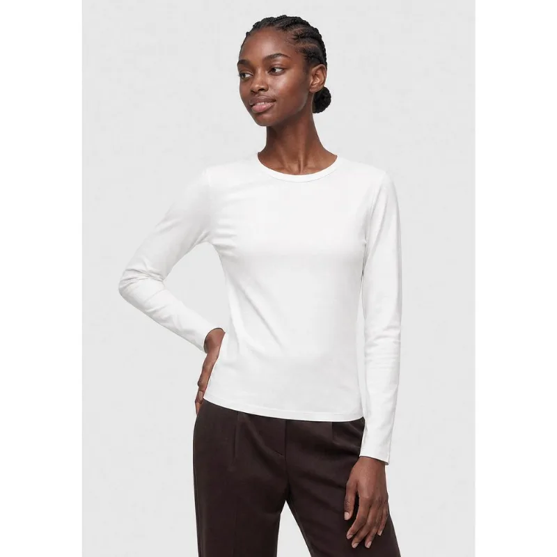 Camiseta Feminina Manga Longa Segunda Pele Hering Aquece - Branco XG