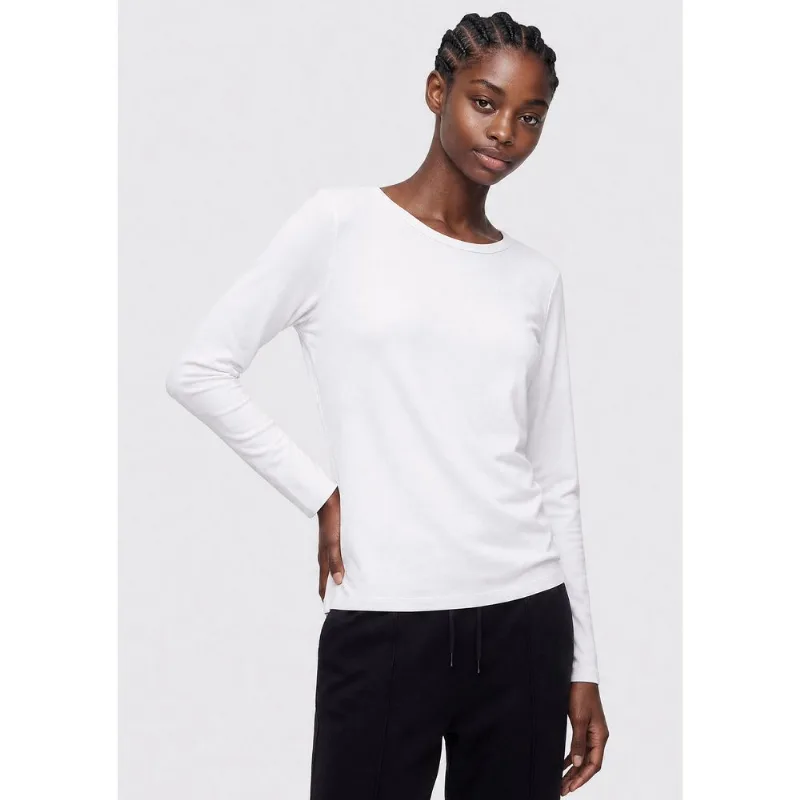 Camiseta Feminina Manga Longa Decote Canoa Segunda Pele Hering Aquece - Branco P