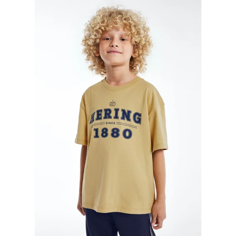 Camiseta Infantil Menino Com Estampa - Bege 004