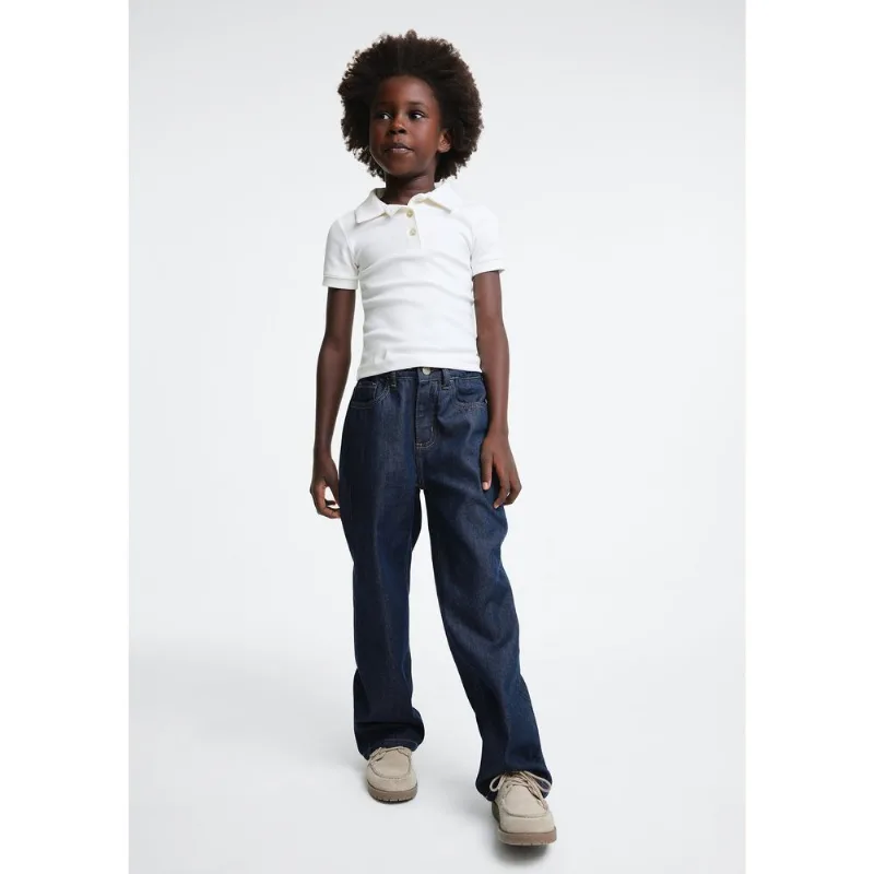Calça Jeans Infantil Menina Skater Fit - Azul 006