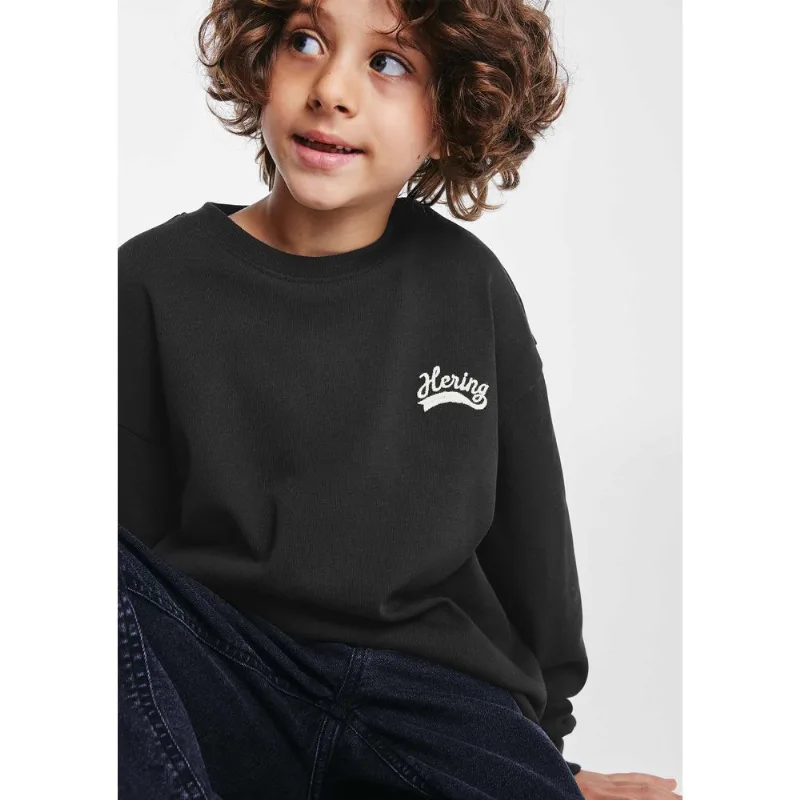 Camiseta Infantil Menino Manga Longa Com Bordado - Preto 014