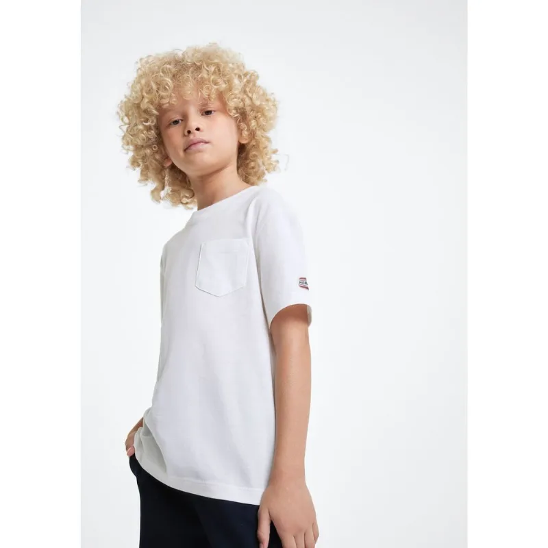 Camiseta Infantil Menino Com Patch - Off white 008