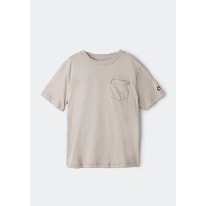 Camiseta Infantil Menino Com Patch - Cinza 012