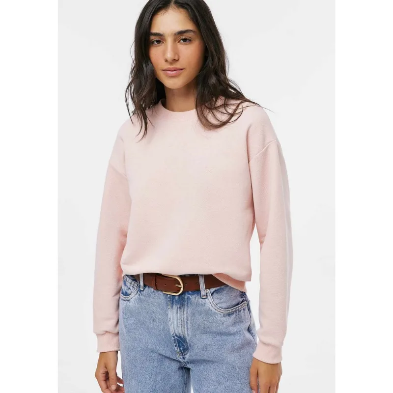 Blusão Feminino Malha Piquet Bordado - Rosa M