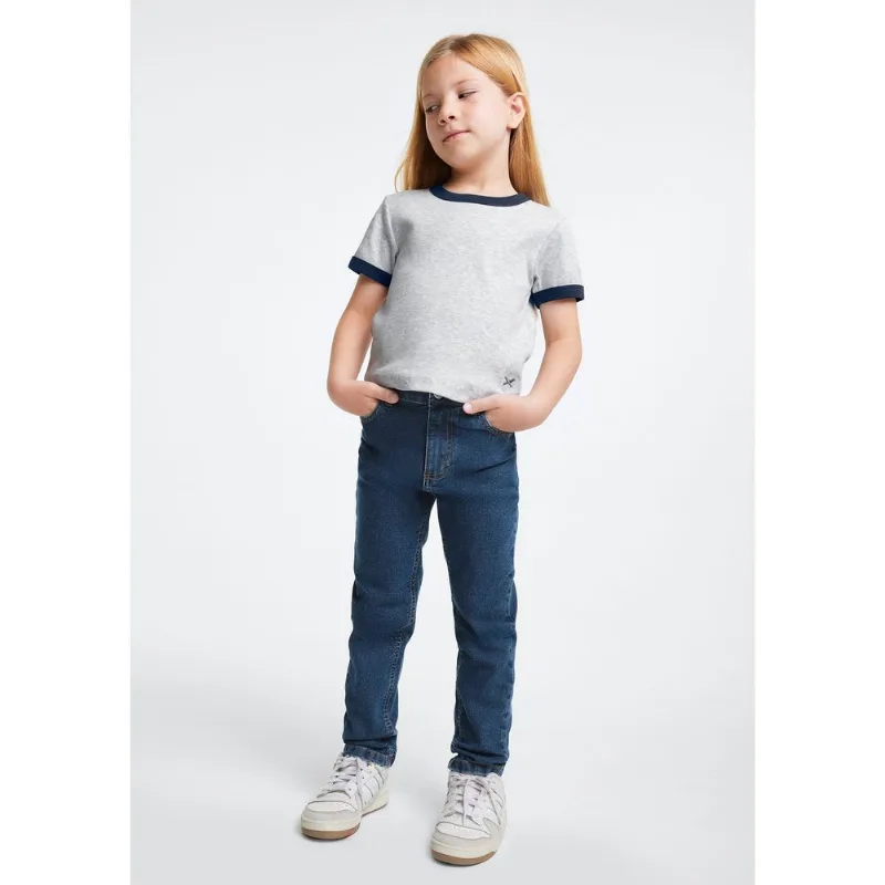 Calça Jeans Infantil Menina Skinny - Azul 016