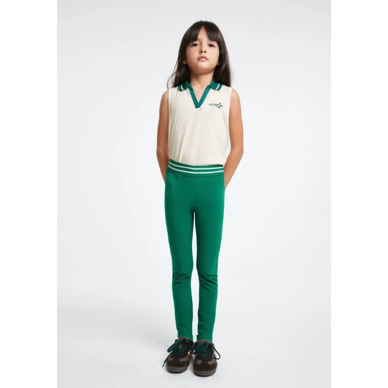 Calça Legging Infantil Em Malha - Verde 014
