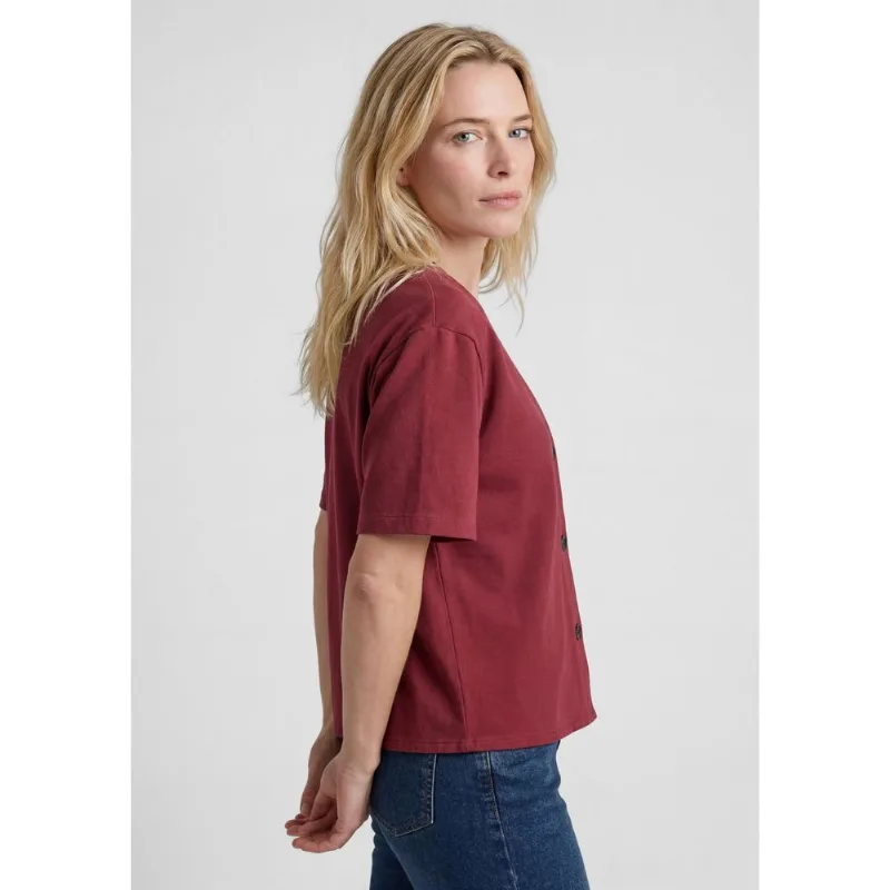 Blusa Feminina Em Tecido Plano - Vermelho XG