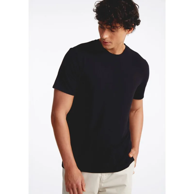 Camiseta Masculina Manga Curta Techlight De Viscose - Preto M