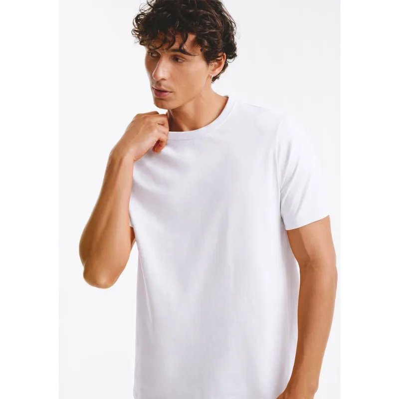 Camiseta Brasil Masculina Manga Curta - Branco G