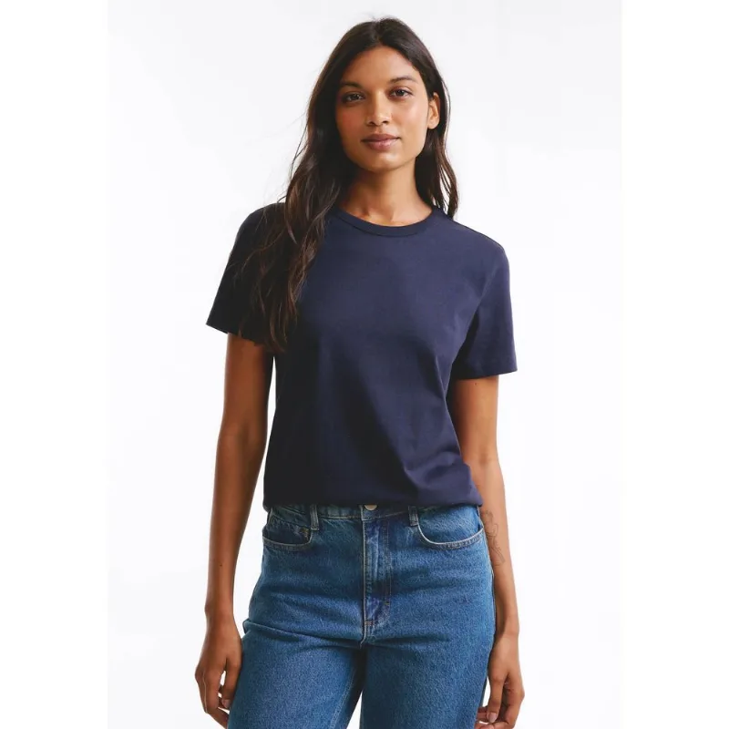 Camiseta Brasil Feminina Manga Curta - Azul XG