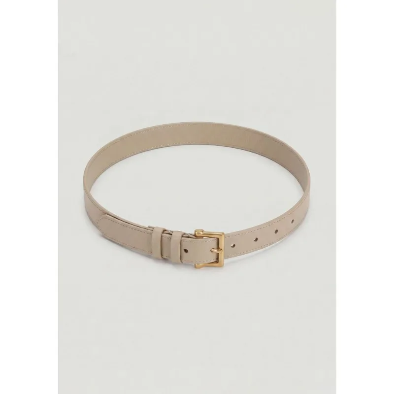 Cinto Feminino Fino Pu - Creme M