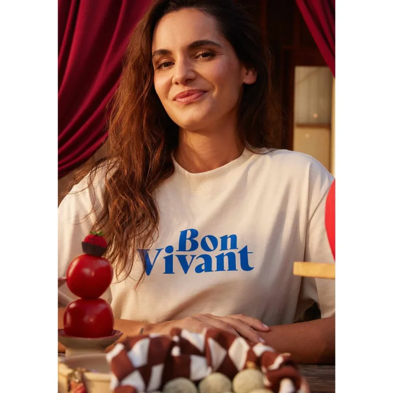 Camiseta Unissex Super Cotton Com Estampa Hering Kids + Renata Vanzetto - Creme G