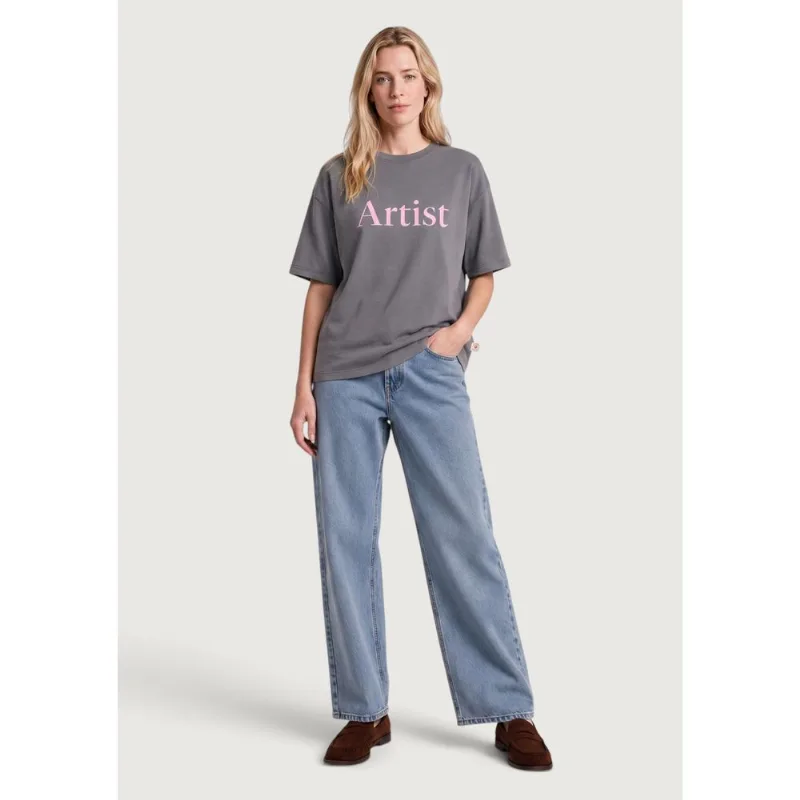 Camiseta Unissex Super Cotton Com Estampa Hering Kids + Renata Vanzetto - Cinza G