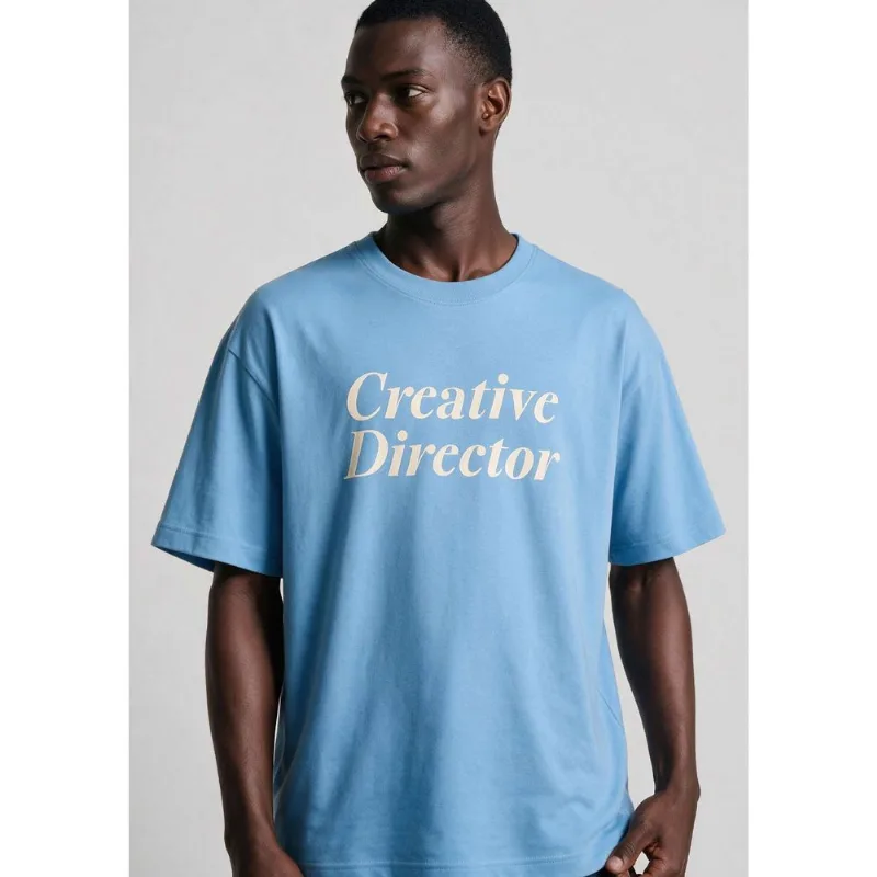 Camiseta Unissex Super Cotton Com Estampa Hering Kids + Renata Vanzetto - Azul M