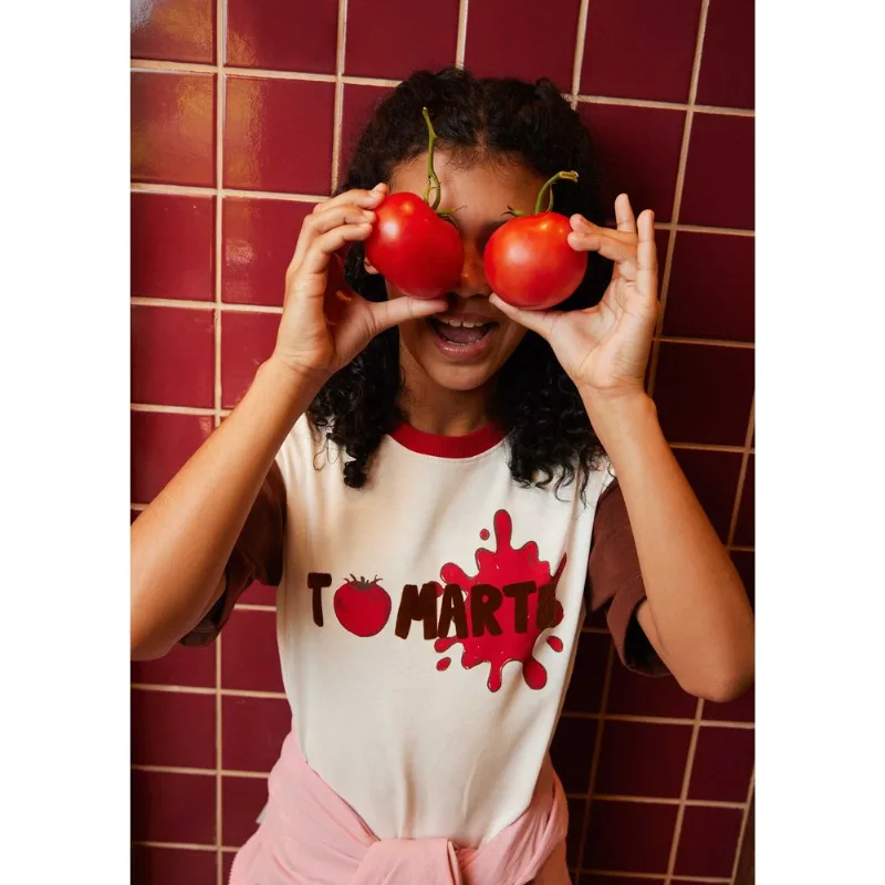 Camiseta Infantil Unissex Com Estampa Hering Kids + Renata Vanzetto - Off white 006