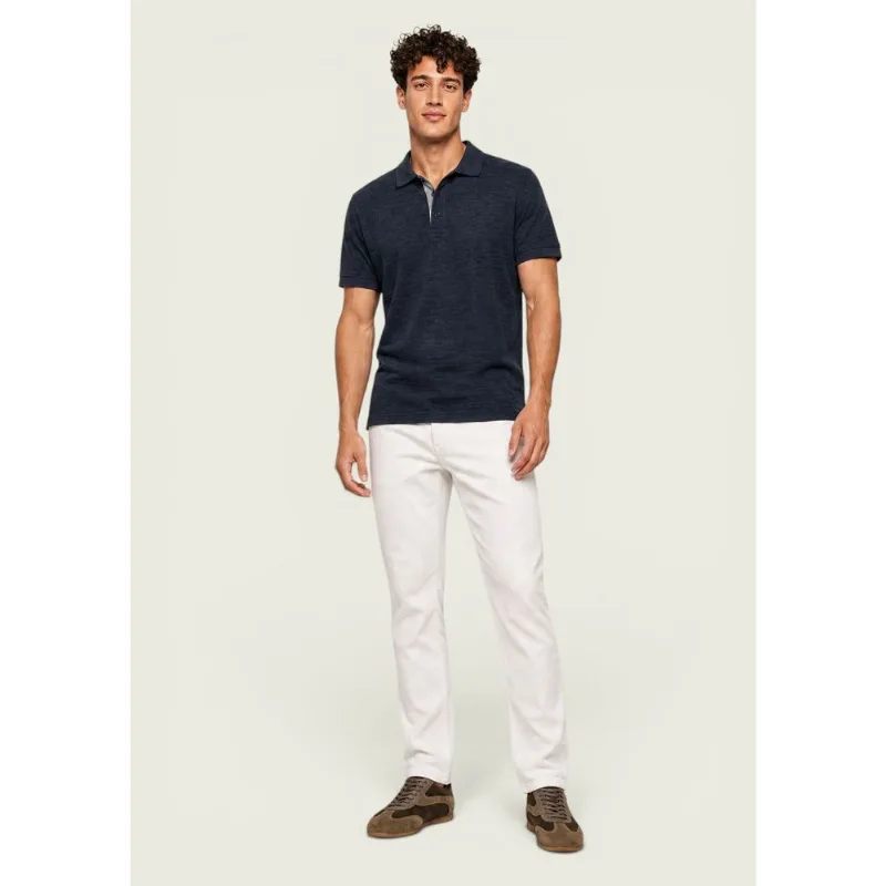 Calça Masculina Slim Em Sarja - Branco 050