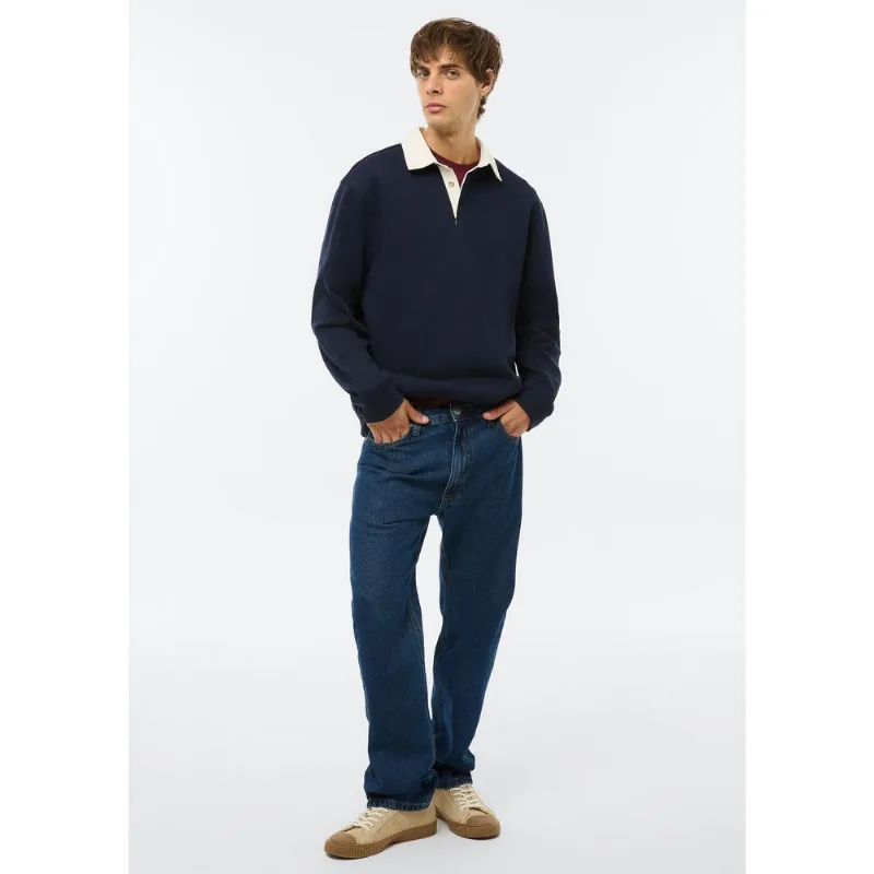Calça Masculina Reta em Jeans - Azul 052