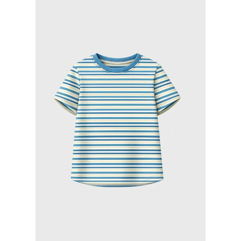 Camiseta Infantil Menino Toddler Oversized - Azul 002