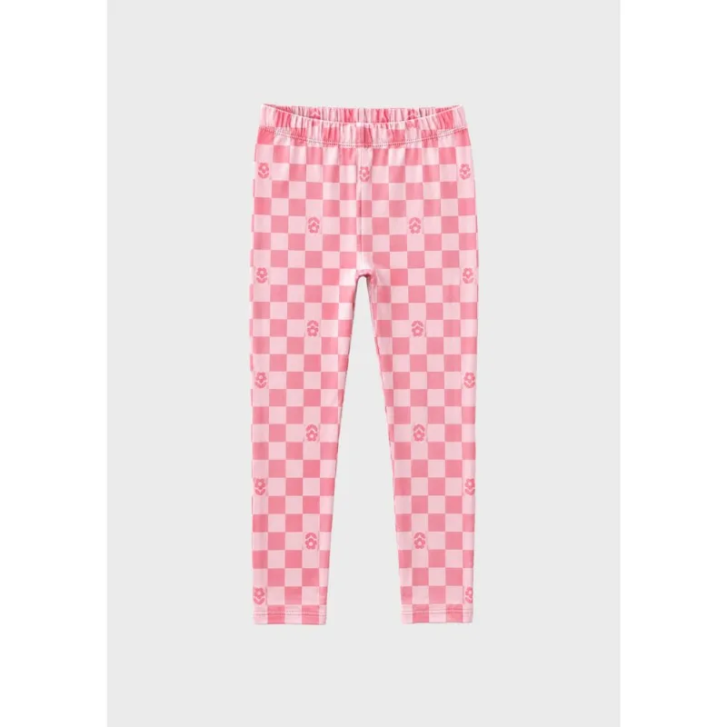 Calça Legging Infantil Menina Toddler Estampada - Rosa 001