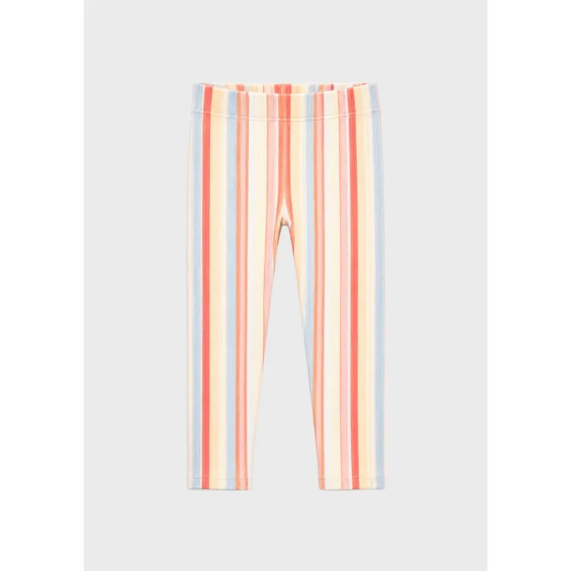 Calça Legging Infantil Menina Toddler Estampada - Creme 001