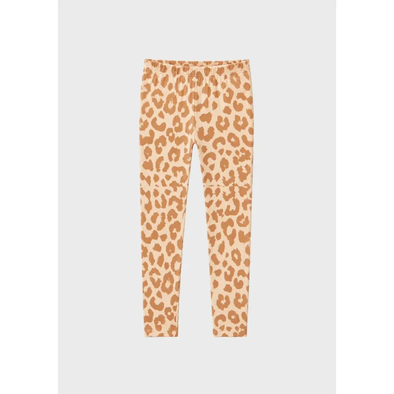 Calça Legging Infantil Menina Toddler Estampada - Laranja 001