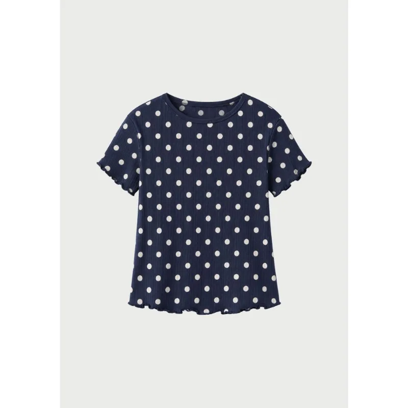 Blusa Infantil Menina Toddler Estampada - Azul 002