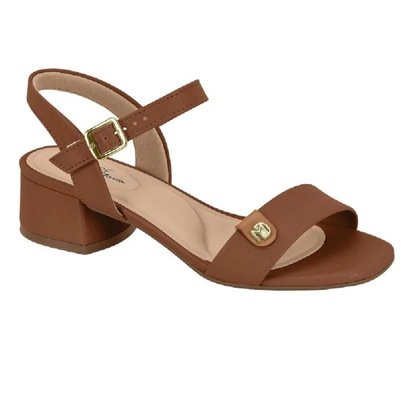 Sandalia Modare Ultraconforto Salto Baixo Ref 7211.101.23649 Marrom 38