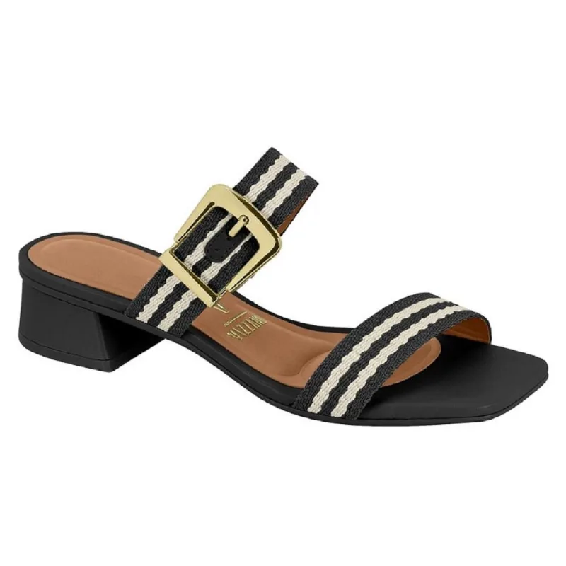 Sandalia Vizzano Salto Bloco Ref 6454.130.7663 Preto/branco Of/preto 038
