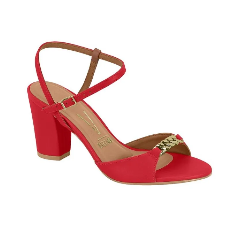 Sandalia Vizzano Casual Ref 6262.1031.7286 Vermelho 037