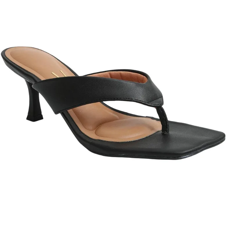 Tamanco Vizzano Salto Fino Baixo Ref 653610118807 Preto 36
