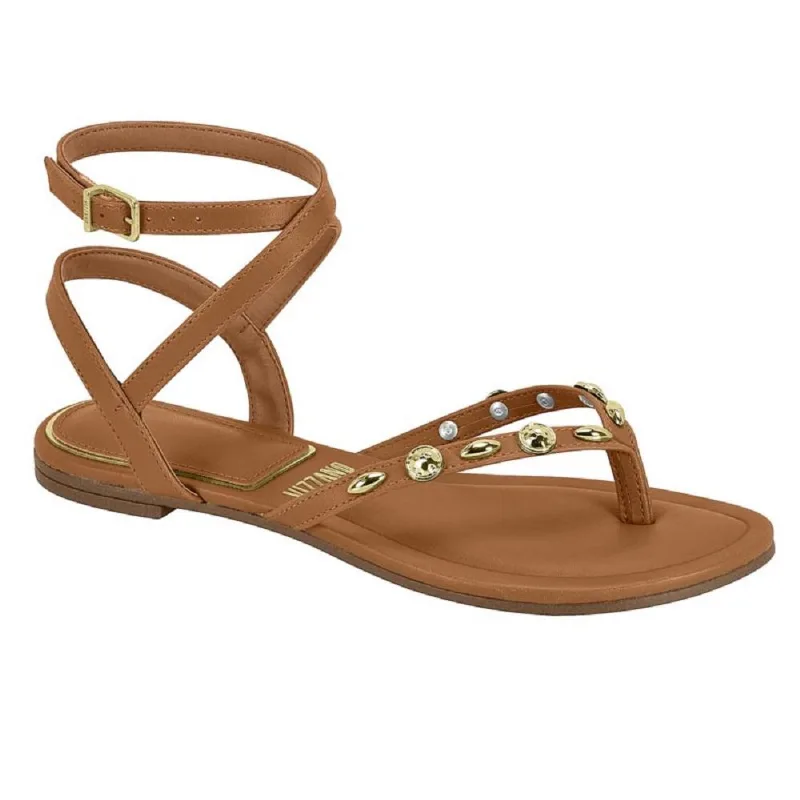 Sandalia Vizzano Rasteira Ref 6528.108.7286 Marrom 38