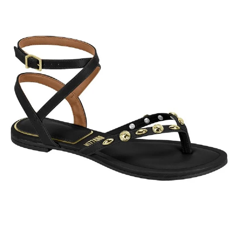 Sandalia Vizzano Rasteira Ref 6528.108.7286 Preto 34