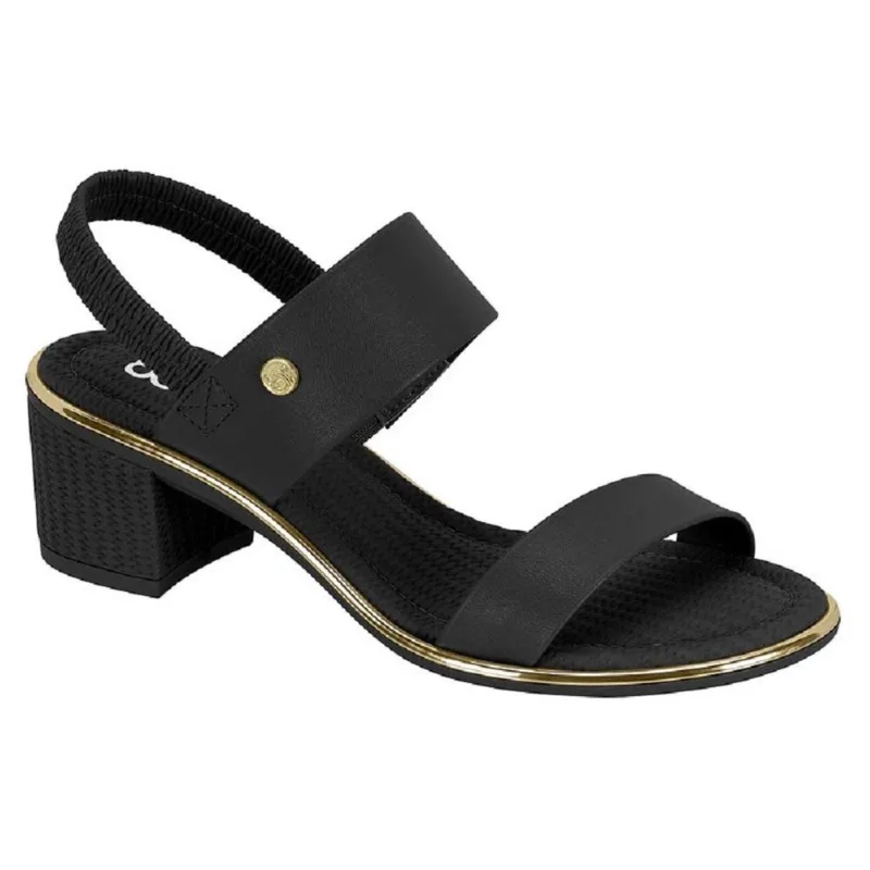 Sandalia Beira Rio Salto Bloco Ref 8379.221.30023 Preto 35