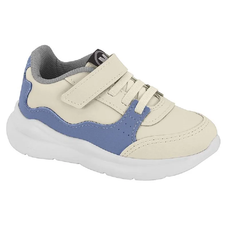 Tenis Molekinho Ref 2641.105.13958 Branco Off/azul 19