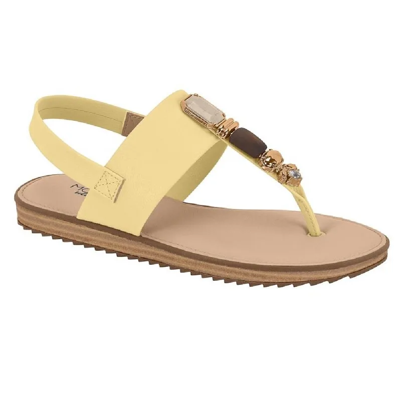 Sandalia Modare Ultraconforto Ref 7141.120.21736 Amarelo Claro 37