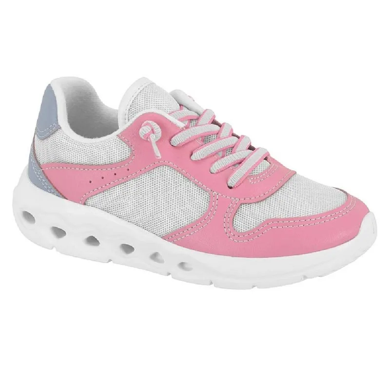 Tenis Molekinha Casual Ref 2588.104.21375 Branco/rosa 27