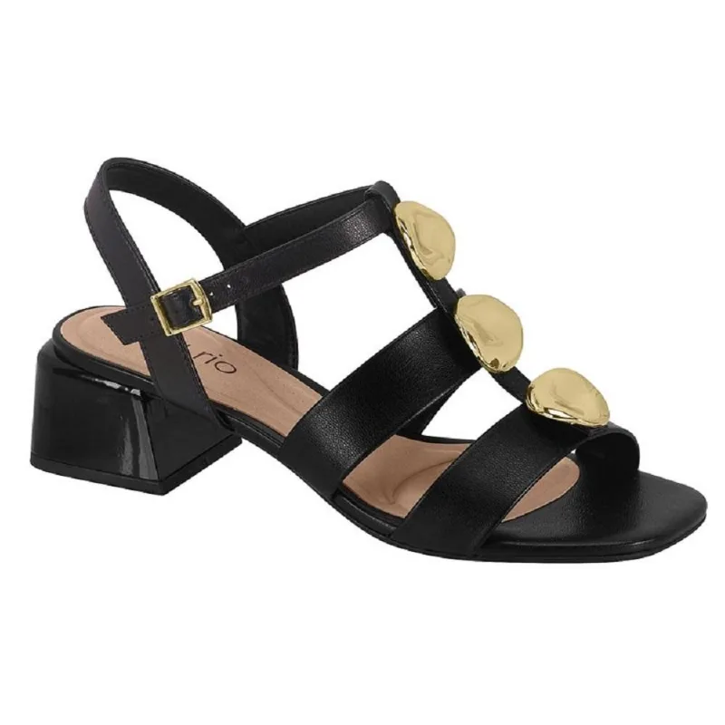 Sandalia Beira Rio Salto Grosso Ref 8423.237.9569 Preto 39