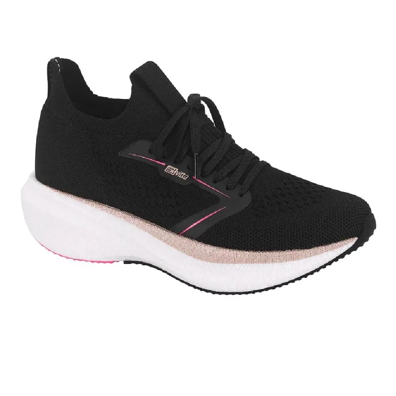 Tenis Actvitta Casual Ref 4849.202.30384 Preto/preto/pink-rosa 35