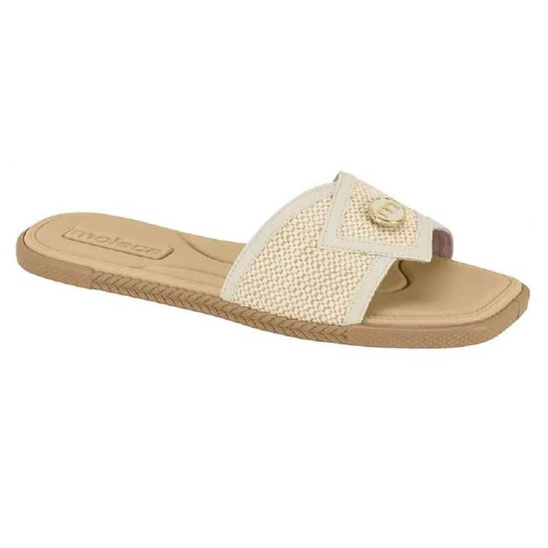 Chinelo Moleca Rasteirinha Ref 5494.222.30449 Branco Off 35