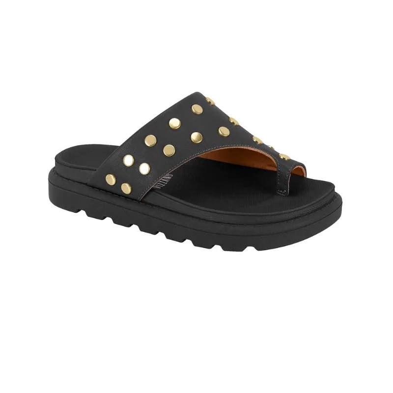 Sandalia Vizzano De Dedo Ref 6510.117.7286 Preto 37
