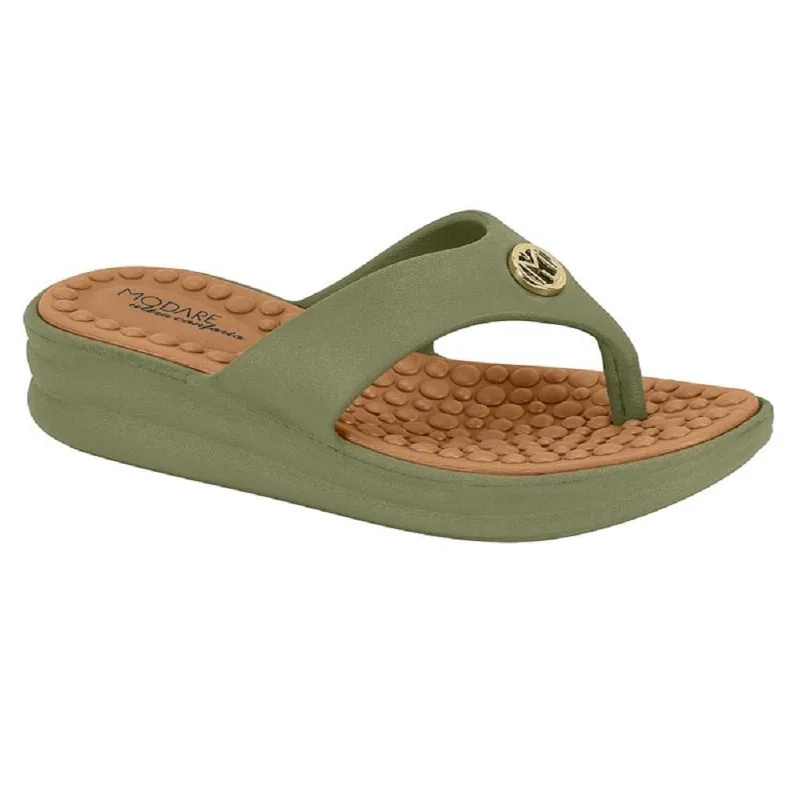 Chinelo Modare Ortopédico Ref 7213.100.8159 Verde 39