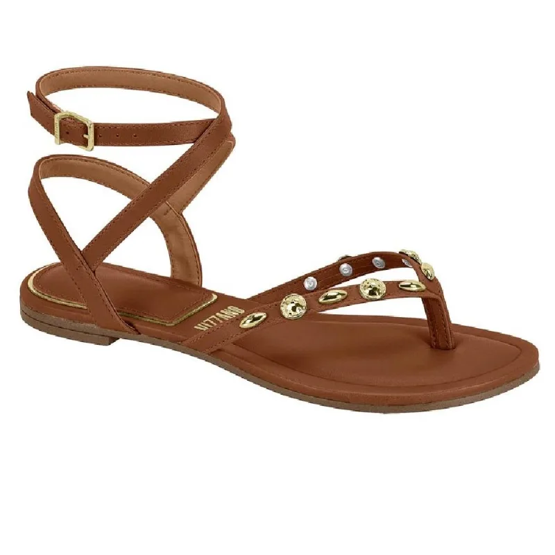 Sandalia Vizzano Rasteira Ref 6528.108.7286 Marrom Claro 36
