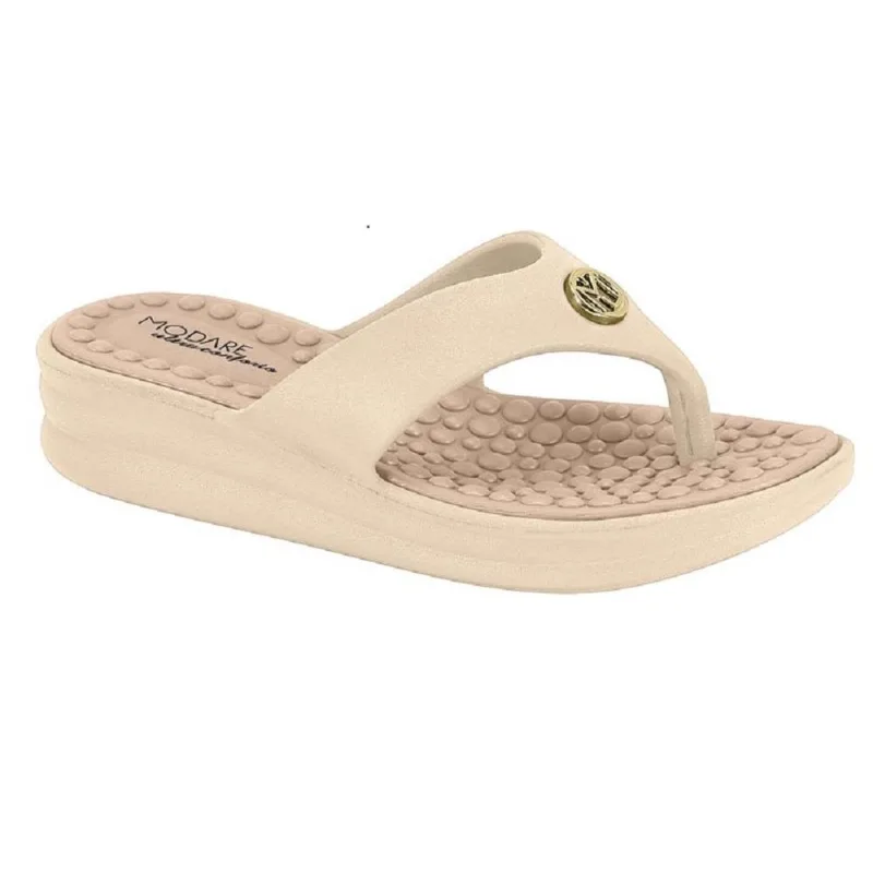 Chinelo Modare Ortopédico Ref 7213.100.8159 Creme 34